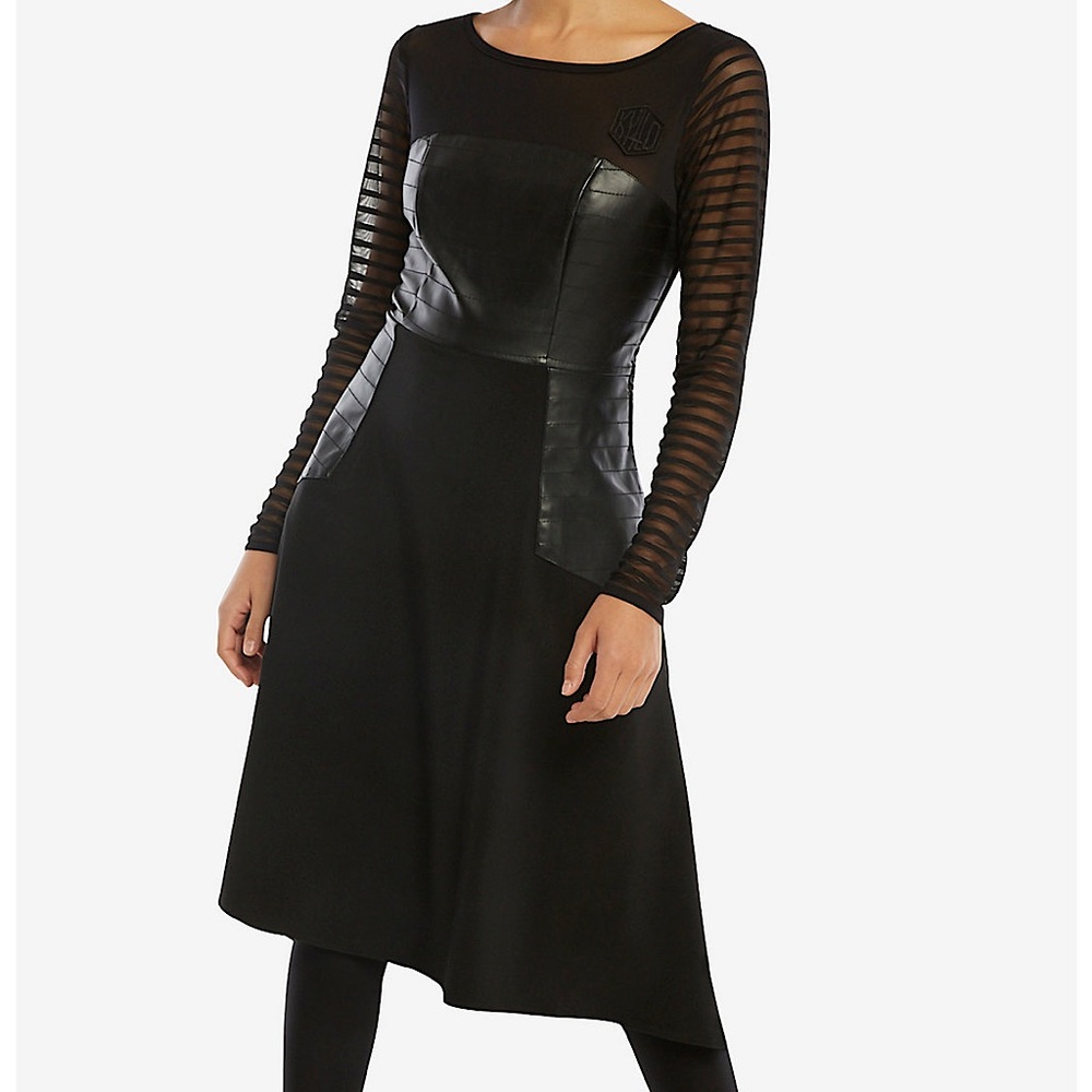 NWT Star Wars Her Universe Kylo Ren Faux Leather Dress